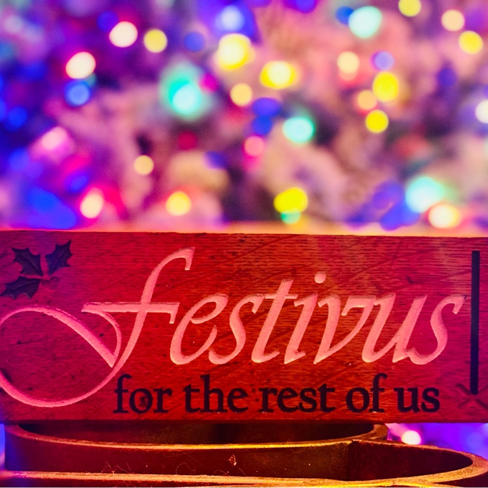 NEW Festivus Funny Christmas Sign Reclaimed Wood Sign